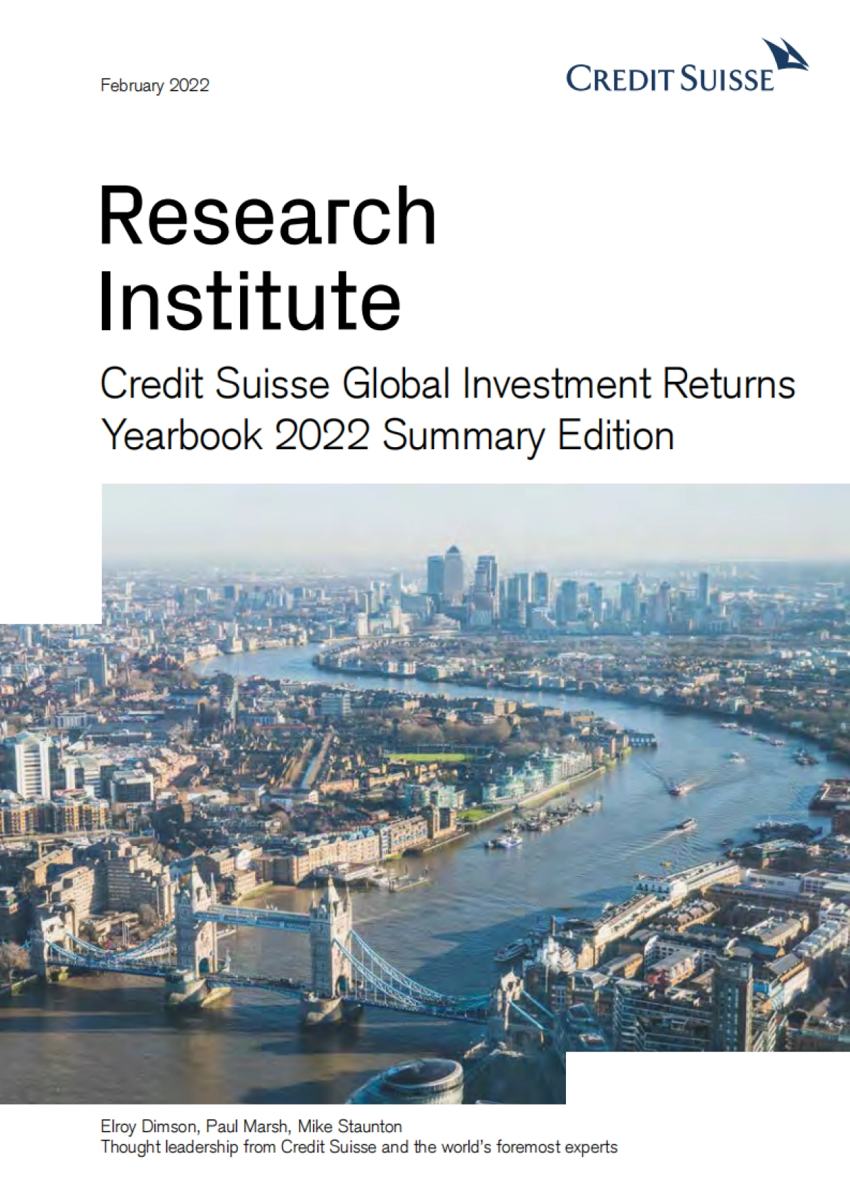 2022年全球投资回报年鉴(英)-瑞信-50页_第1页