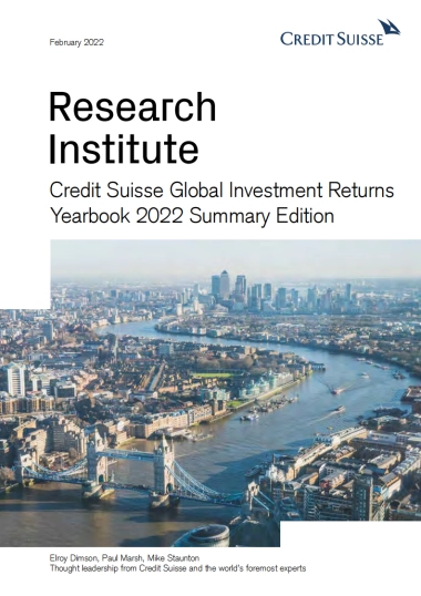 2022年全球投资回报年鉴（英）-瑞信-50页