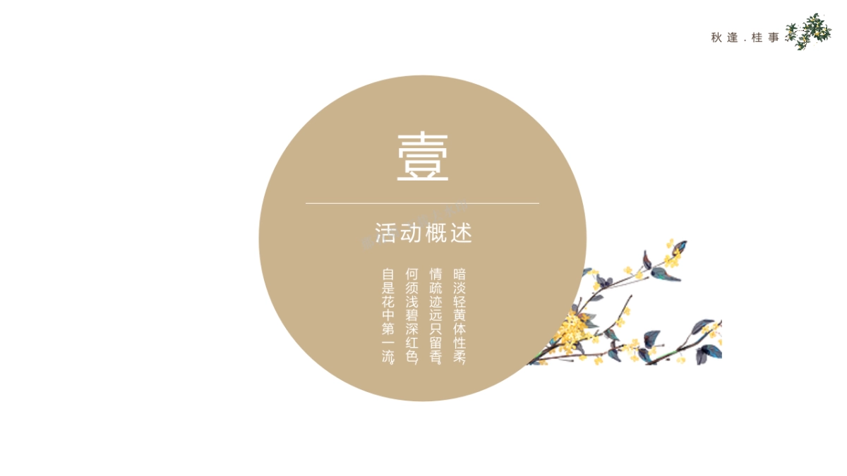 2023秋逢.桂事秋季桂花主题月度暖场方案_第4页