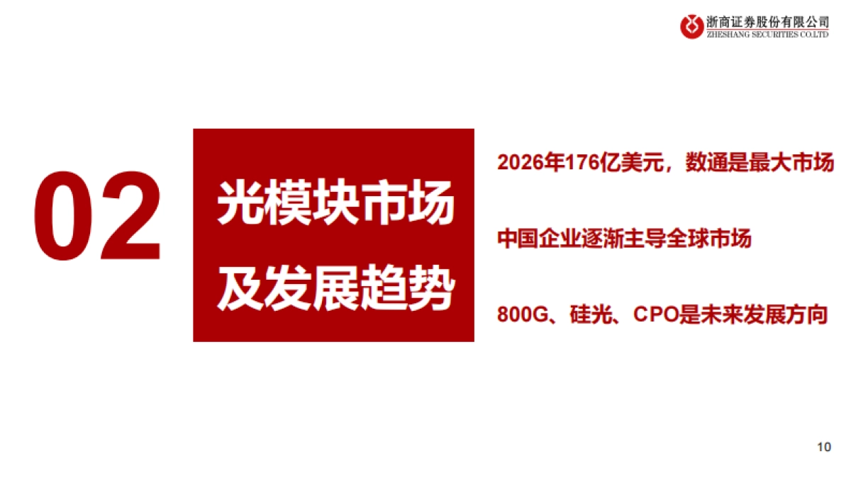 AIGC大时代，光模块产业迎风启航-浙商证券_第10页