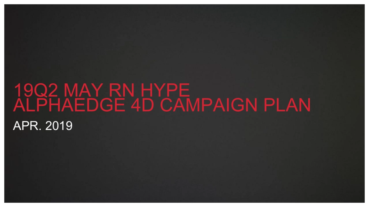 ADIDAS HYPE ALPHAEDGE 4D Campaign Plan_EDELMAN_第1页