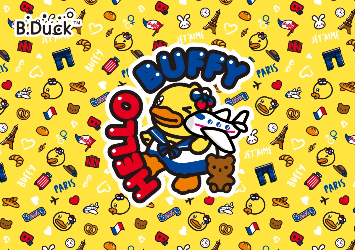 B.Duck- Buffy小黄鸭妹妹机场游巡展_第1页