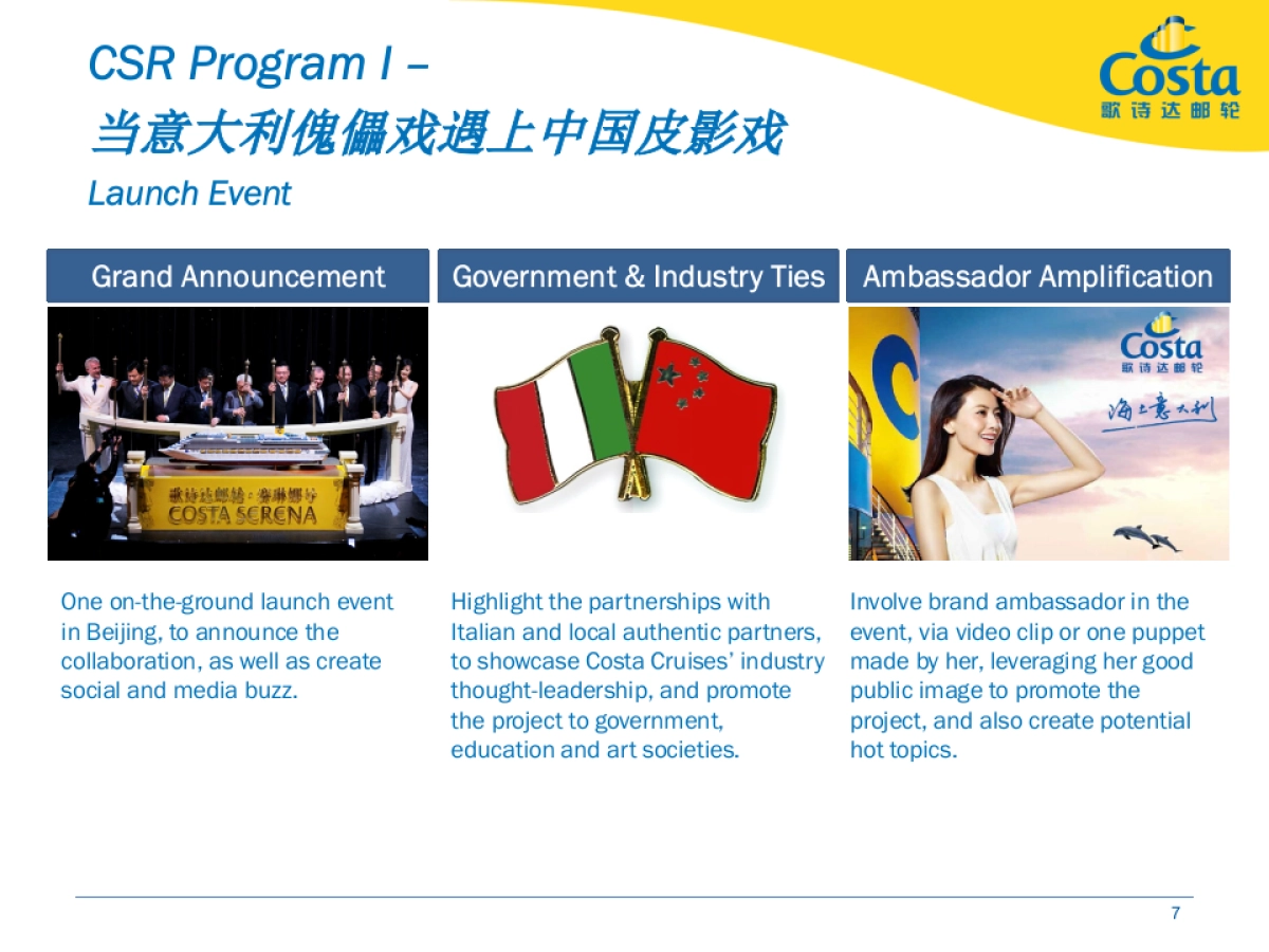 Costa Cruises  Communications Plan _第8页