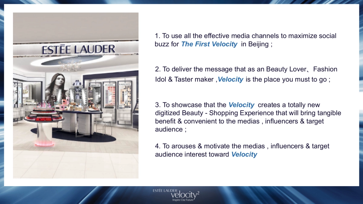 Estee Lauder Velocity Media Launch Event Proposal_第6页