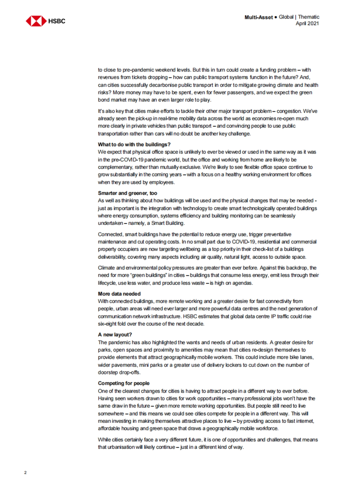 HSBC-全球投资策略之未来城市：城市化形态的变化_第3页