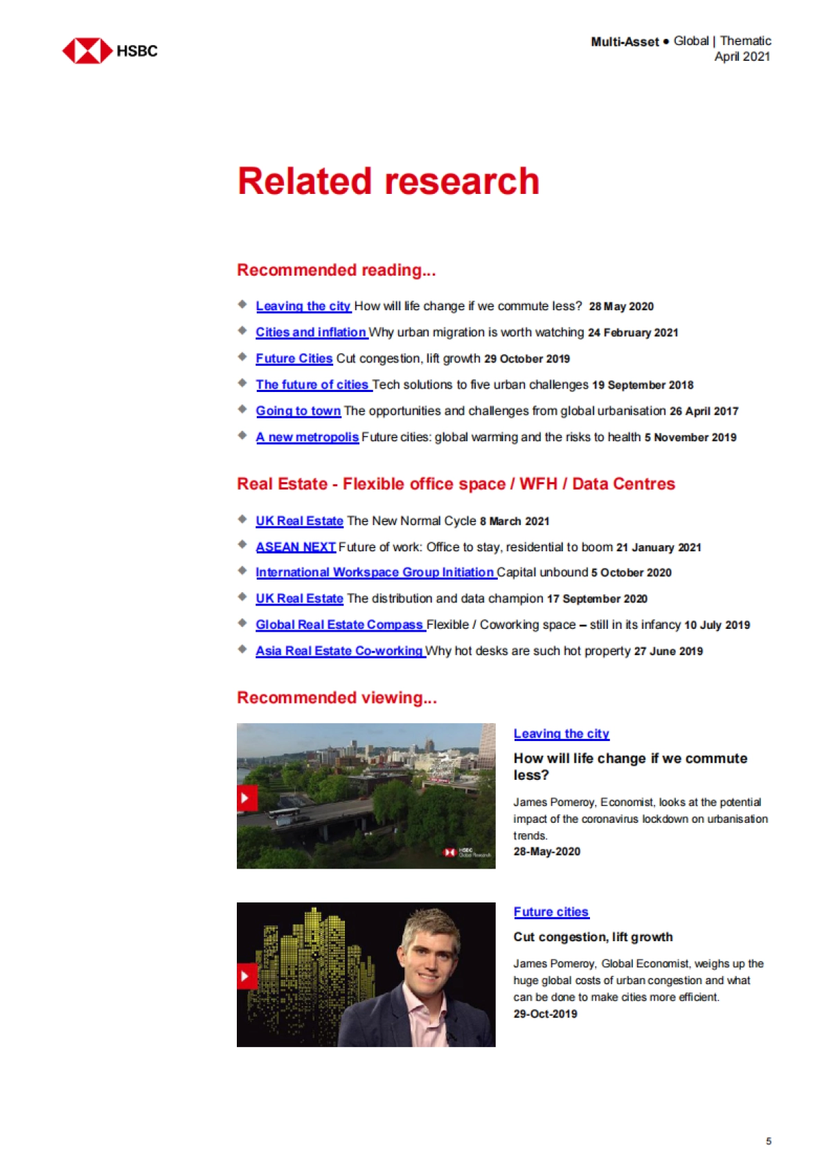 HSBC-全球投资策略之未来城市：城市化形态的变化_第6页