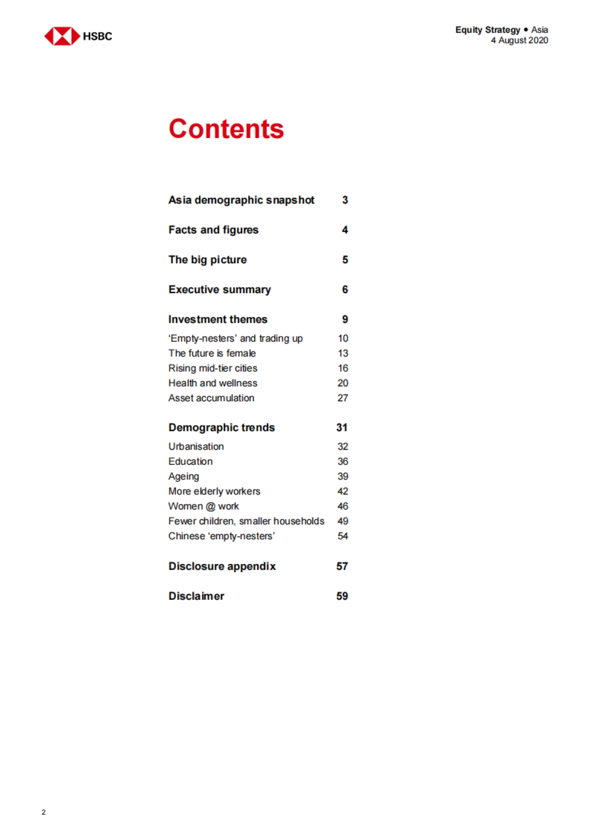 HSBC-亚洲人口结构大转变背后的投资机会：老龄化、空巢青年和女性的未来_第2页