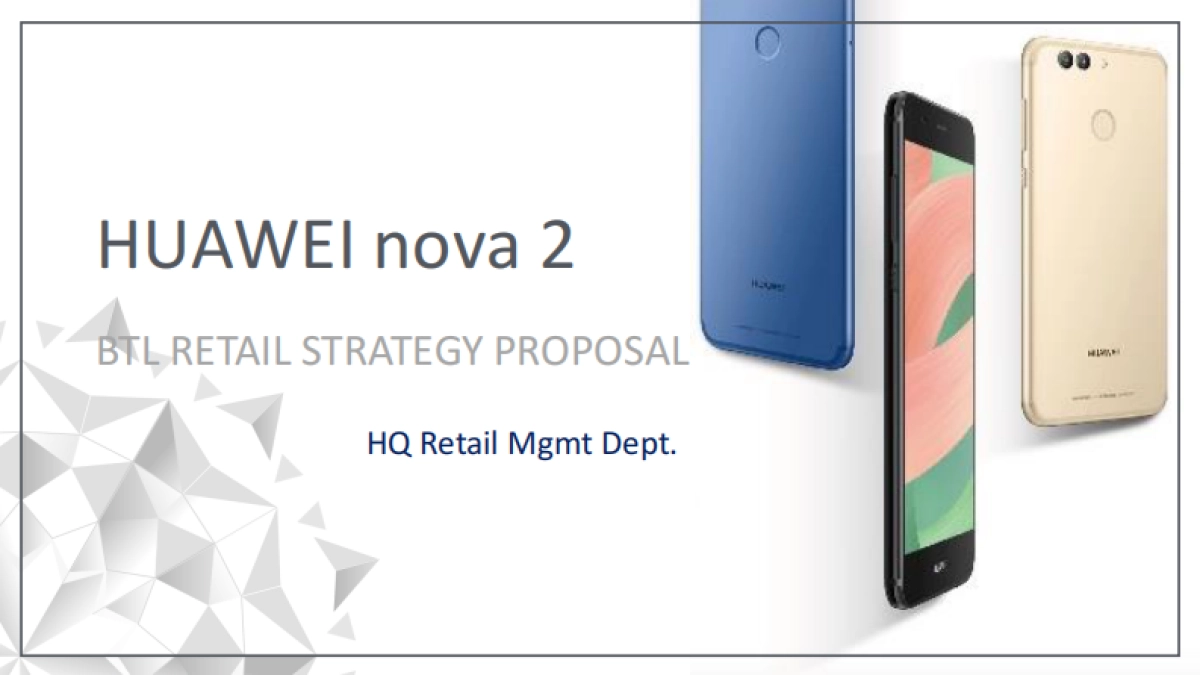 HUAWEI nova2手机 BTL Strategy_第1页