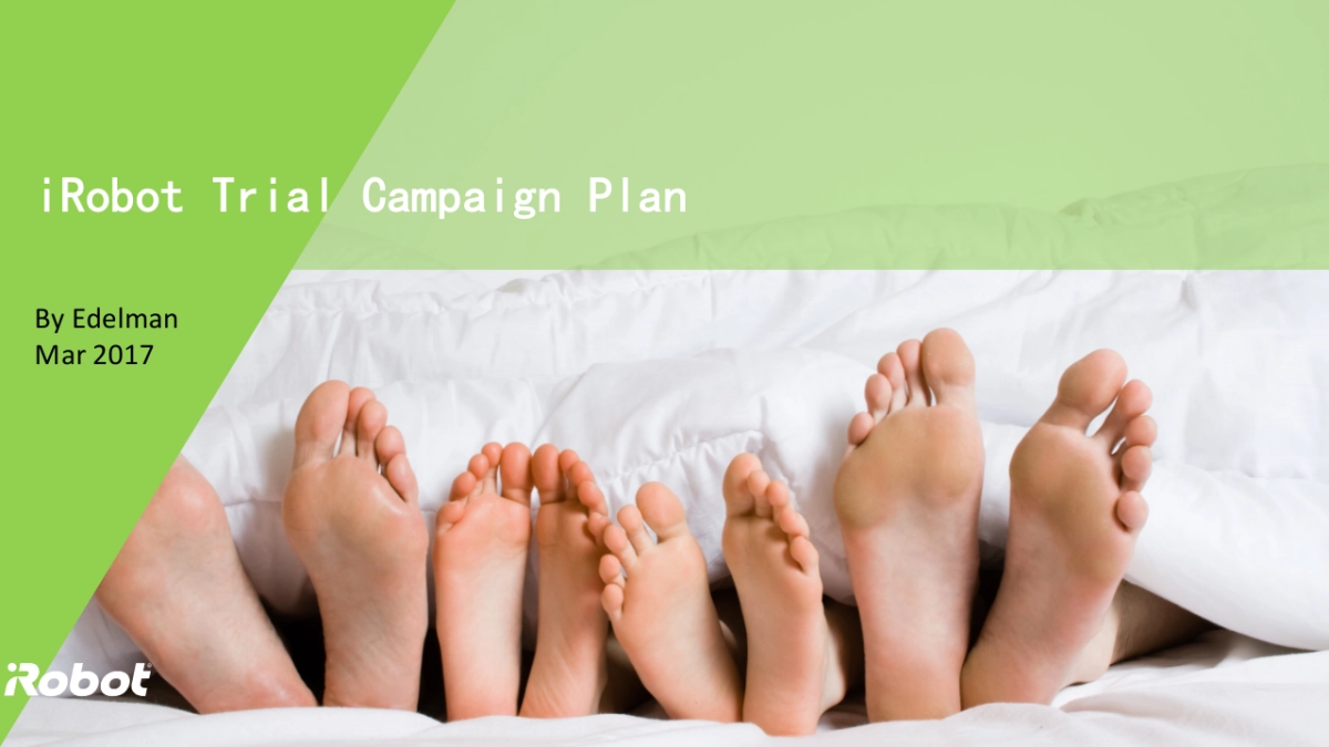 iRobot Campaign Plan for Apr-May_第1页