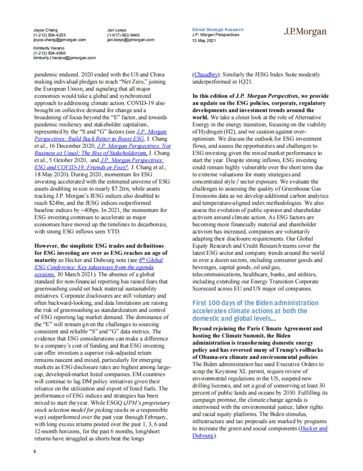 J.P. 摩根-全球投资策略-ESG投资2021：更快、更深、更广_第8页