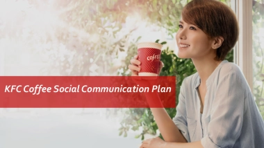 KFC coffee social communication plan