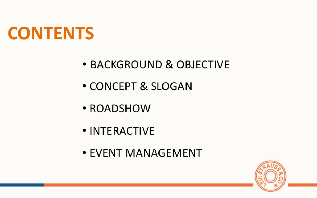 levi‘s H Orange Tab Roadshow Tour Proposal_第6页