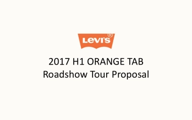 levi‘s H Orange Tab Roadshow Tour Proposal
