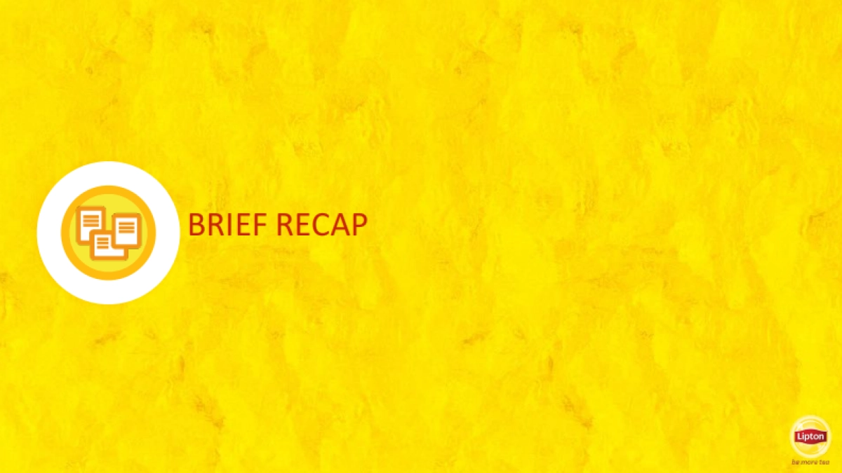 Lipton  one year plan RCG_第2页