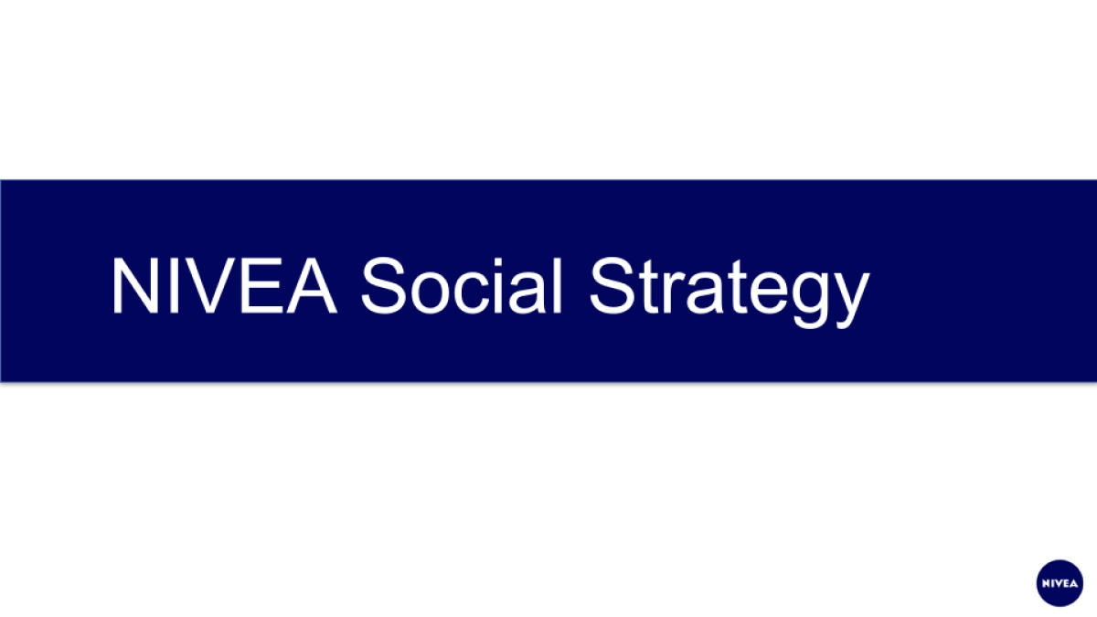 NIVEA SOCIAL  STRATEGY_第1页
