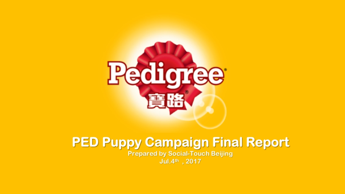 Puppy Campaign Final Report_时趣互动_第1页