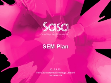 SASA国际SEM Plan