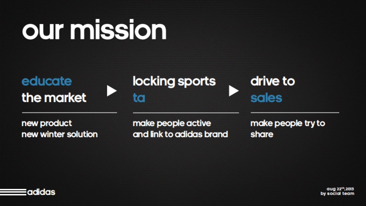 social campaign-Adidas Winter Jacket social media plan_第2页