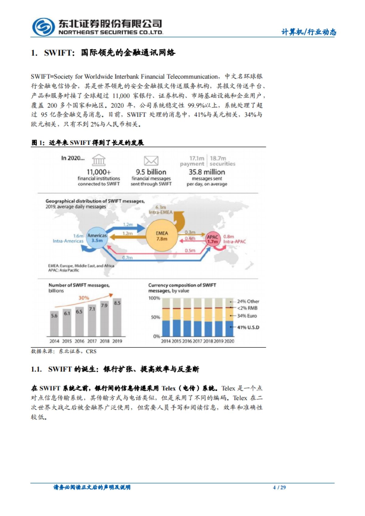 SWIFT：天下大势，分久必合合久必分-东北证券-29页_第4页