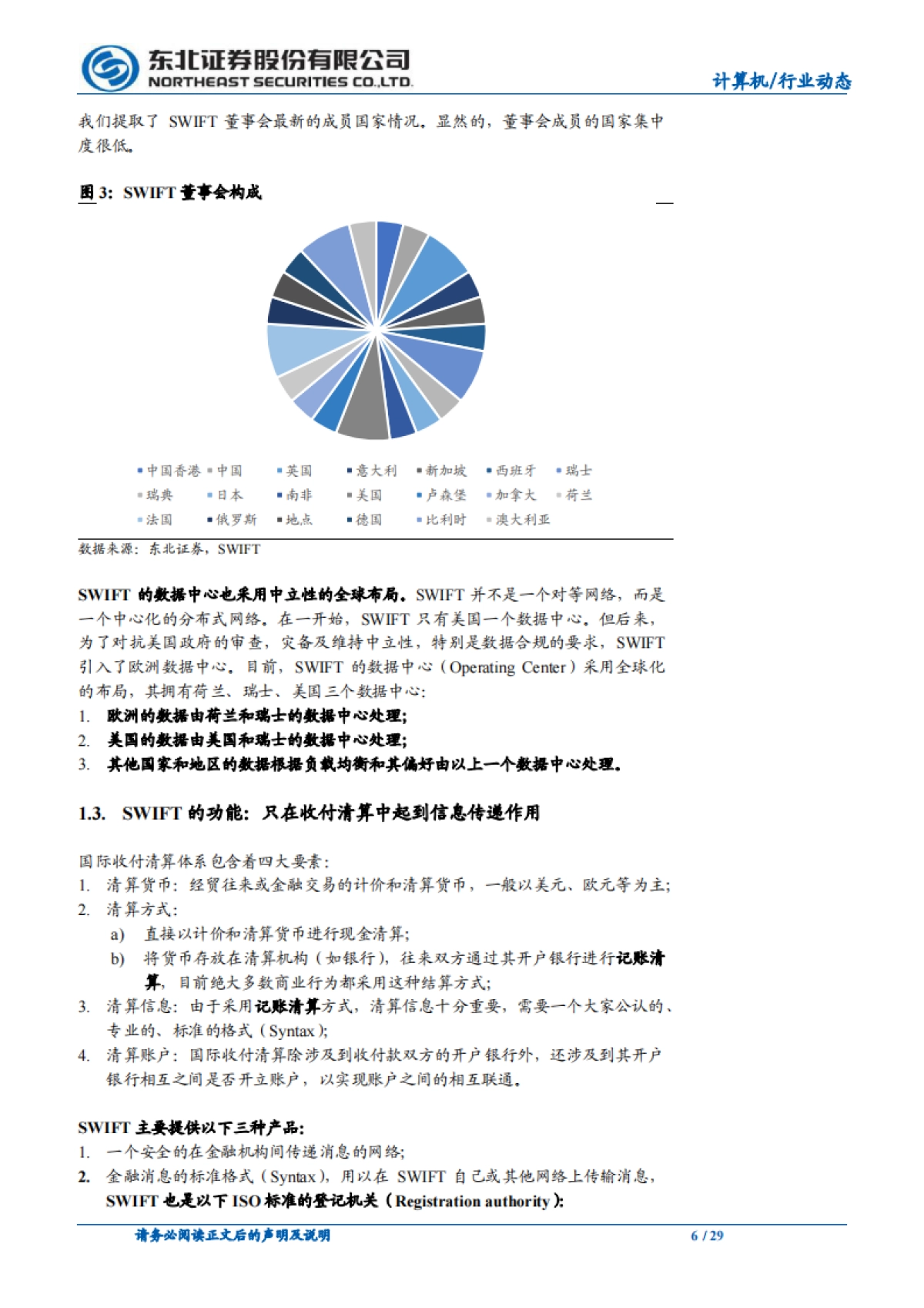 SWIFT：天下大势，分久必合合久必分-东北证券-29页_第6页