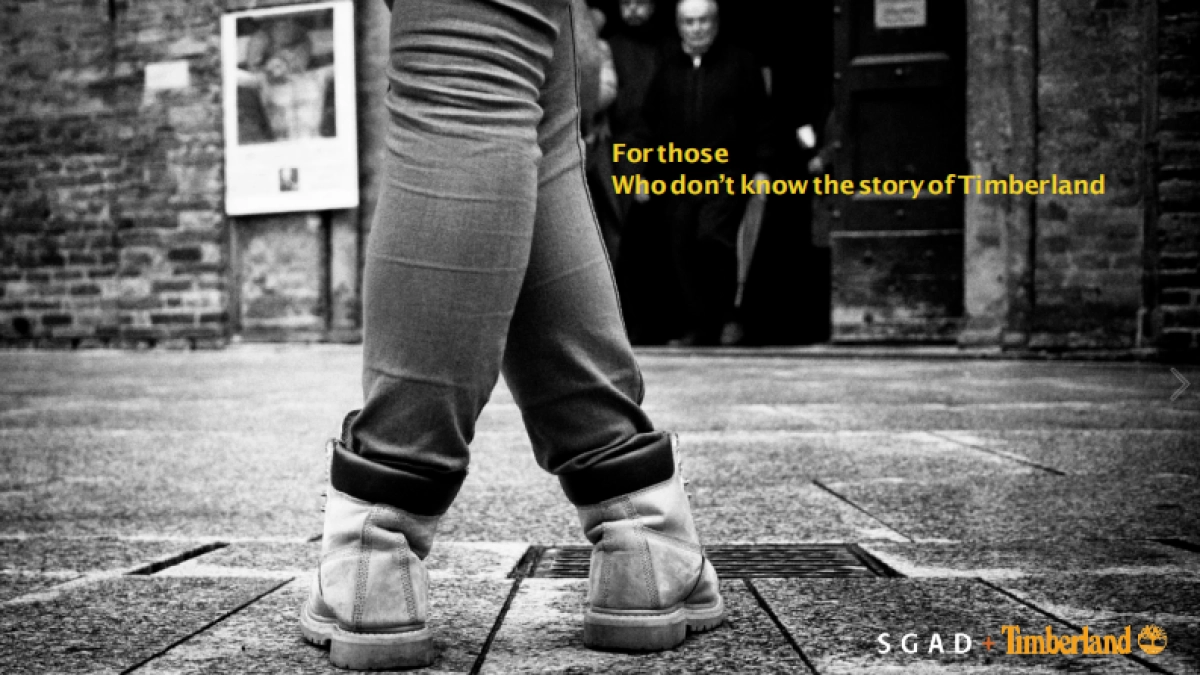 Timberland 踢不烂大黄靴Campaign Creative Presantation_第1页