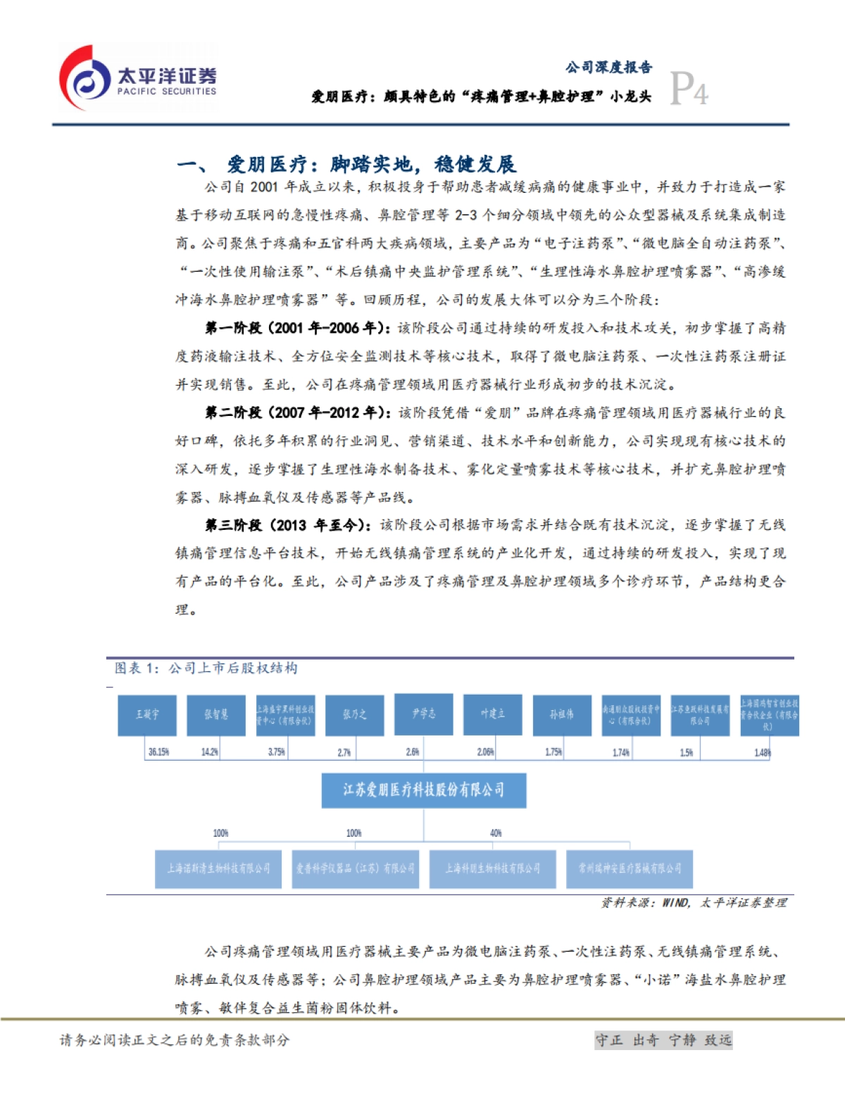 爱朋医疗：颇具特色的“疼痛管理+鼻腔护理”小龙头_第4页