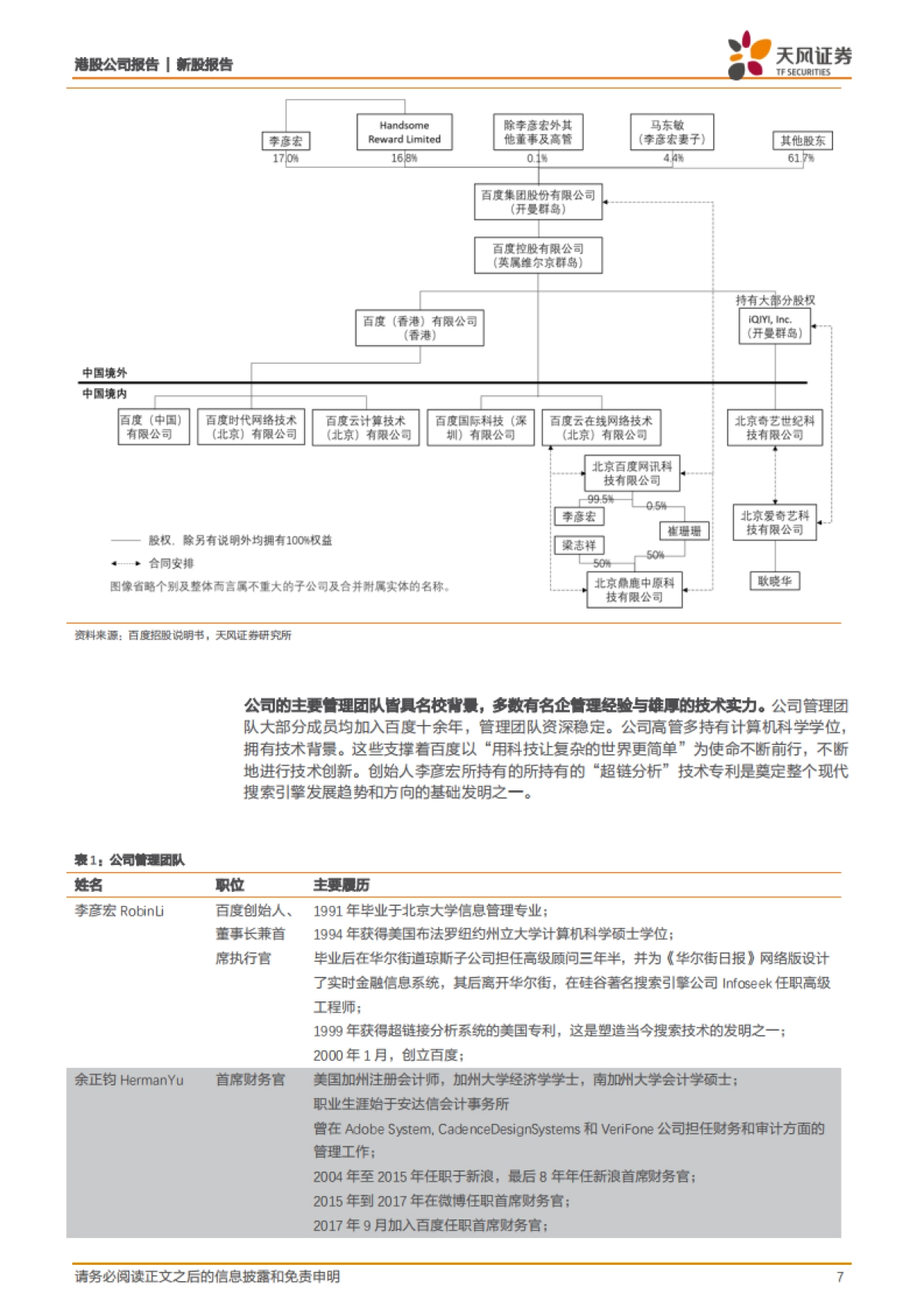 百度集团：搜索信息流双引擎驱动，十年积淀开拓AI新空间-天风证券_第7页
