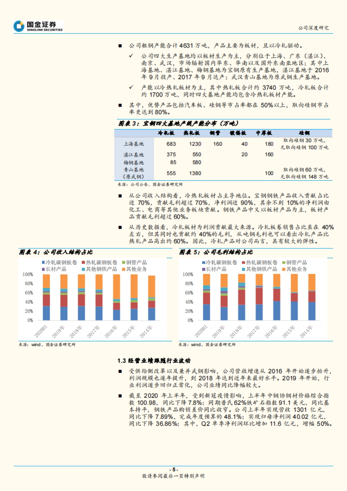 宝钢股份：国内钢铁业龙头，受益板材需求恢复-国金证券-21页_第5页