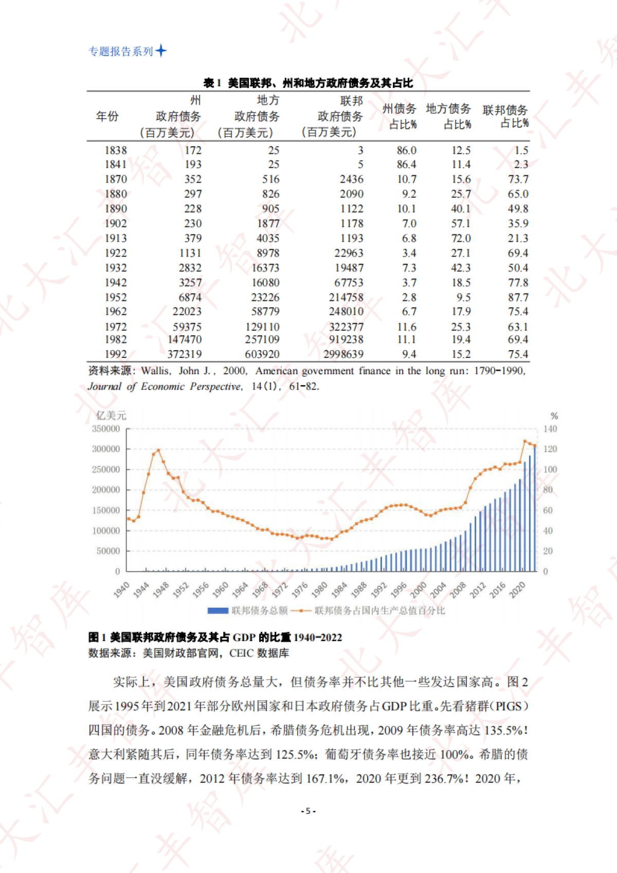 北大汇丰智库-美国政府债务及其对中国的影响和启示_第7页