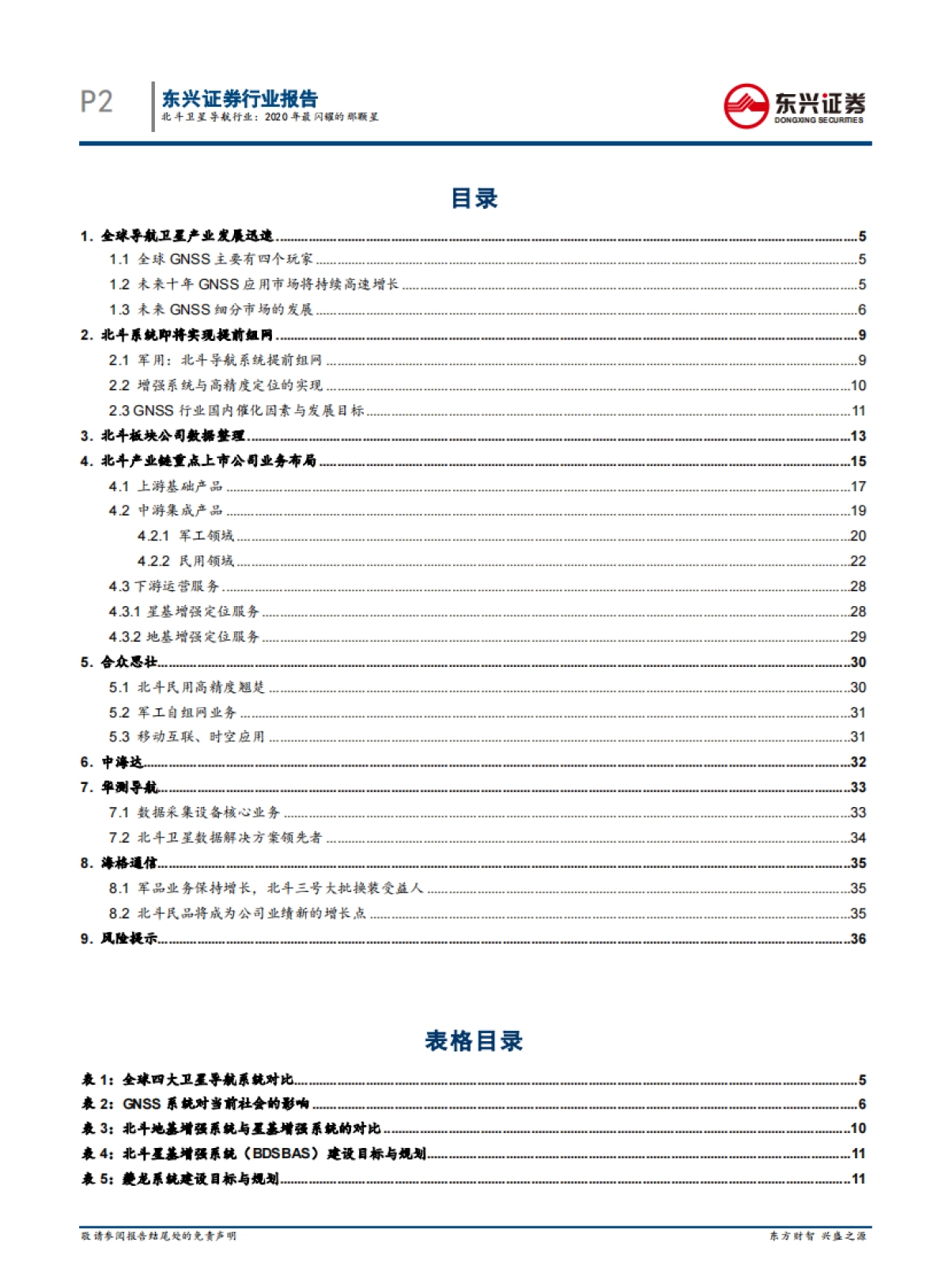 北斗卫星导航行业：2020年最闪耀的那颗星-东兴证券-38页_第2页