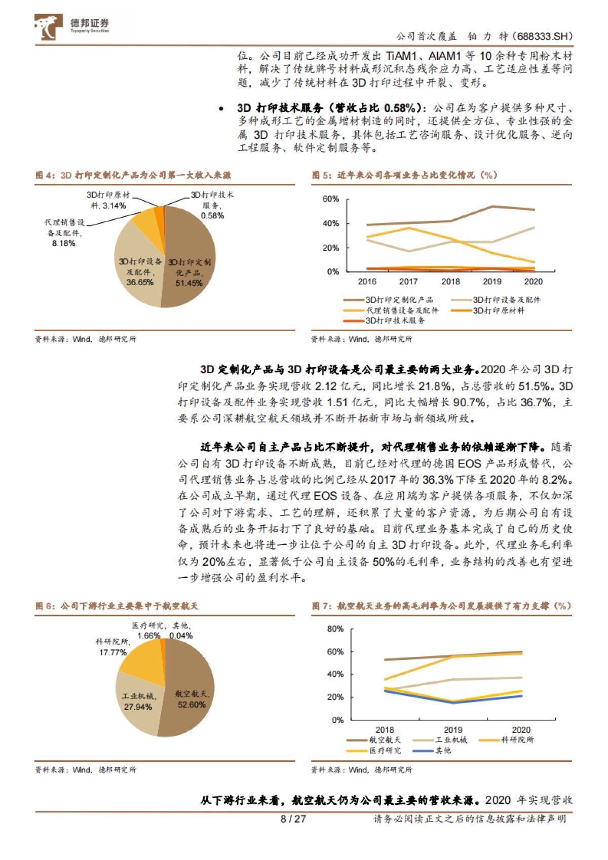 铂力特-中国3D打印龙头，空天增材制造先锋-德邦证券-27页_第8页
