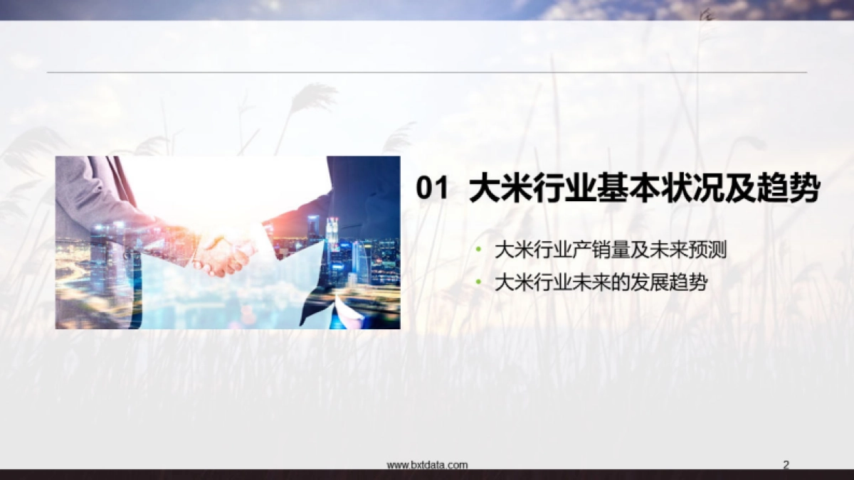博晓通：2022年中国大米行业蓝皮书_第2页
