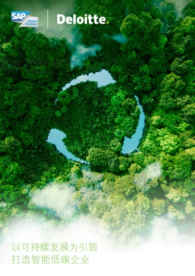 德勤&SAP：以可持续发展为引领，打造智能低碳企业