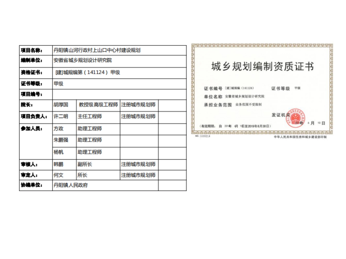 丹阳镇山河行政村上山口中心村建设规划 （安徽省院）_第2页