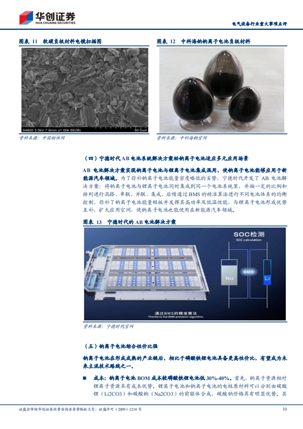 电气设备行业重大事项点评:宁德时代开启钠离子电池产业化元年-华创证券-20页_第10页