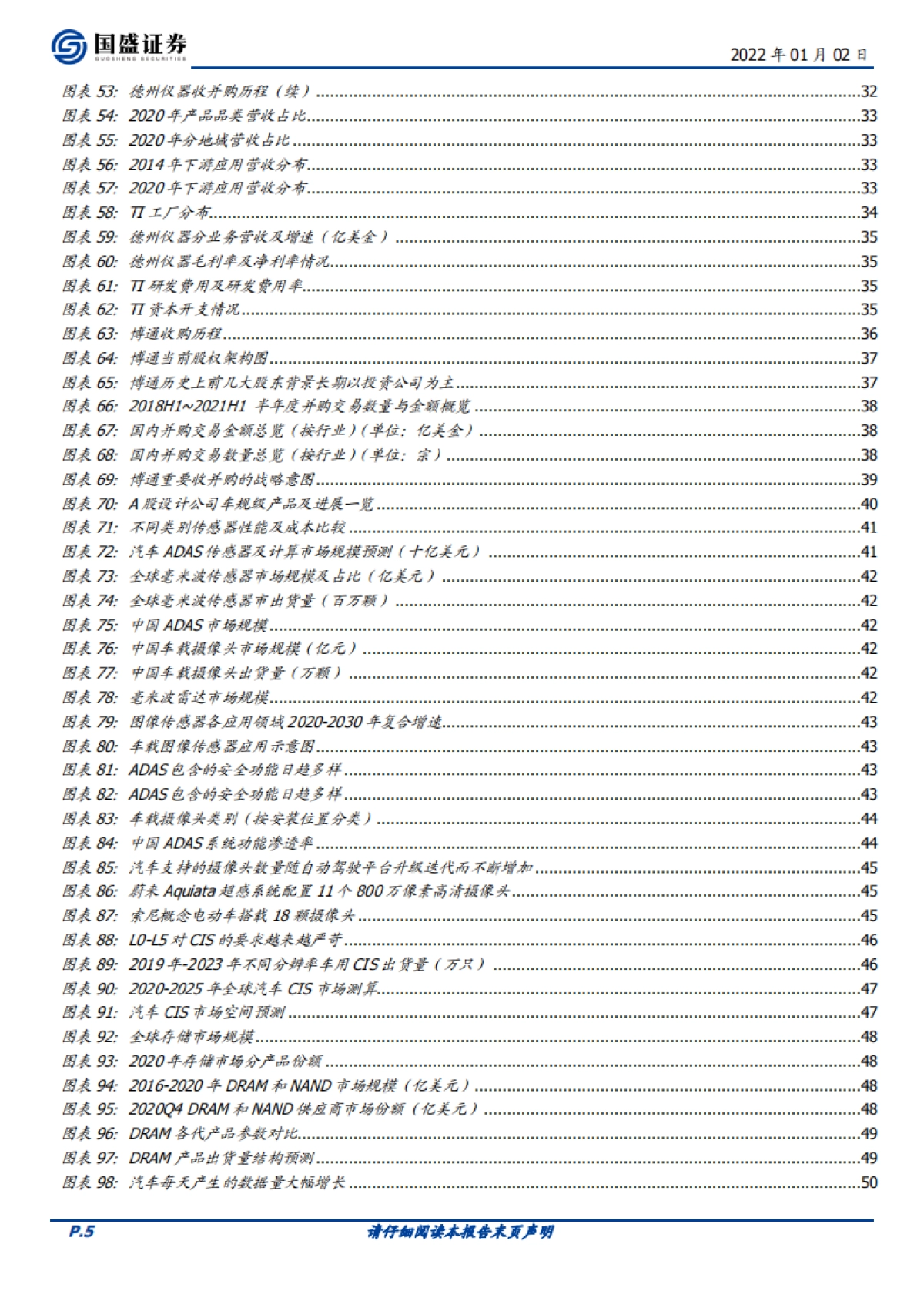 电子行业策略：半导体，2022景气延续，重点关注平台扩张_第5页