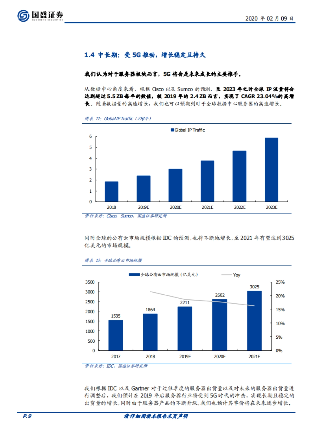 电子行业深度：服务器-短期受益远程办公需求暴增，中长期持续受益5G发展_第9页
