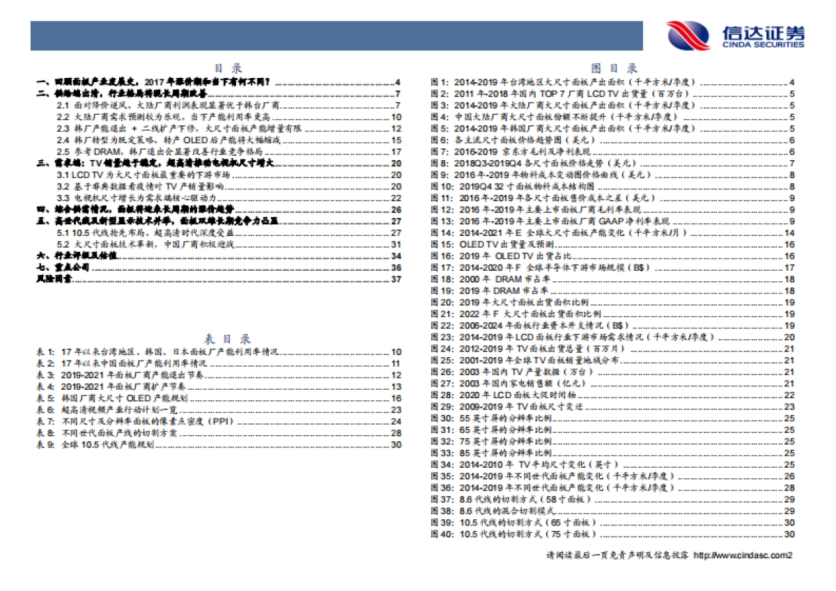 电子元器件行业：详解面板供需结构，国内龙头长期竞争力凸显_第4页