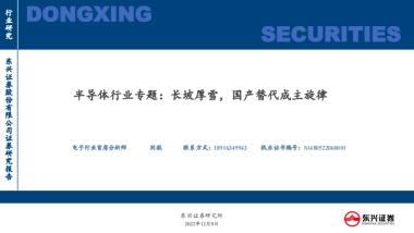东兴证券：半导体行业专题-长坡厚雪-国产替代成主旋律