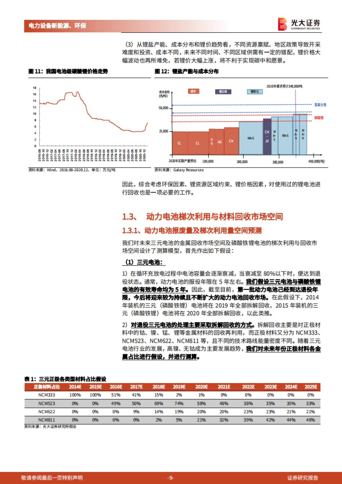 动力电池回收：降本与突破锂约束，构成锂电循环闭环-光大证券-54页_第9页