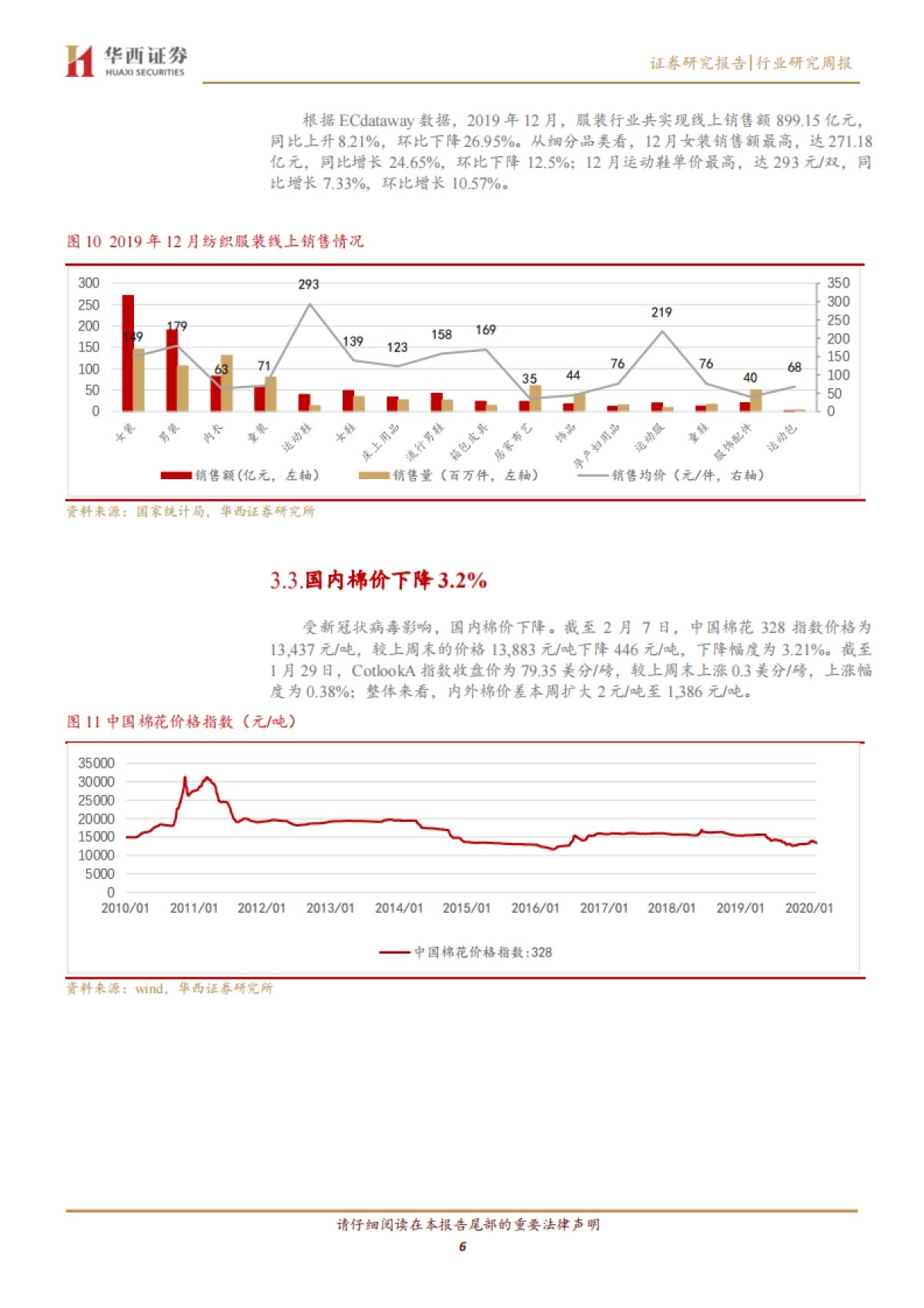 纺织服装行业周报:关注防护主题滞涨品种_第6页