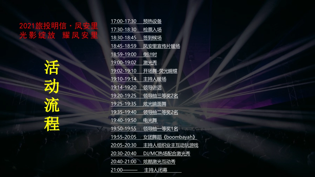 凤安里答谢盛宴激光秀之夜_第10页