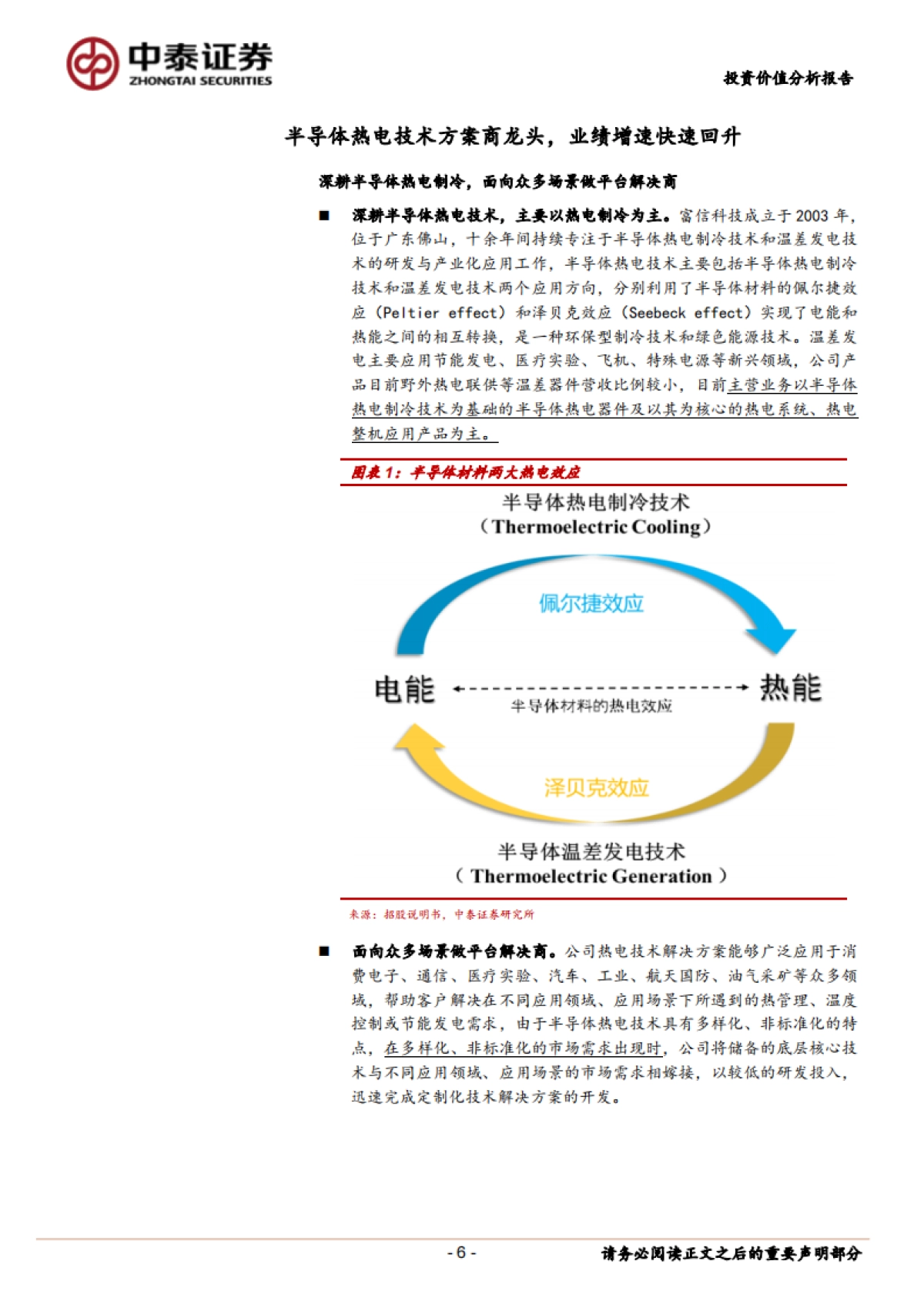 富信科技-半导体热电制冷解决商龙头，受益消费升级及新场景成长-中泰证券-51页_第6页