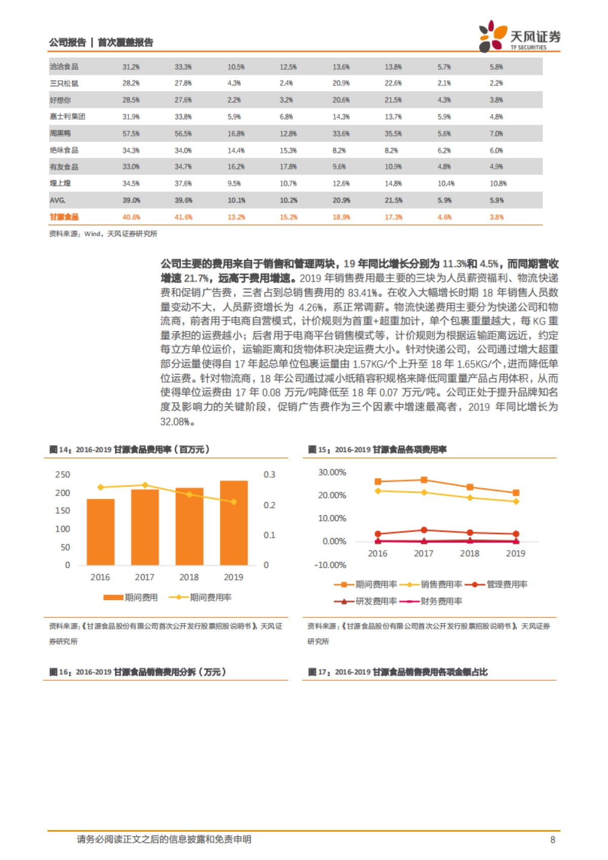 甘源食品：五谷小吃极客爆品，渠道迭代+品类拓展助推健康休食双轮驱动-天风证券-21页_第8页