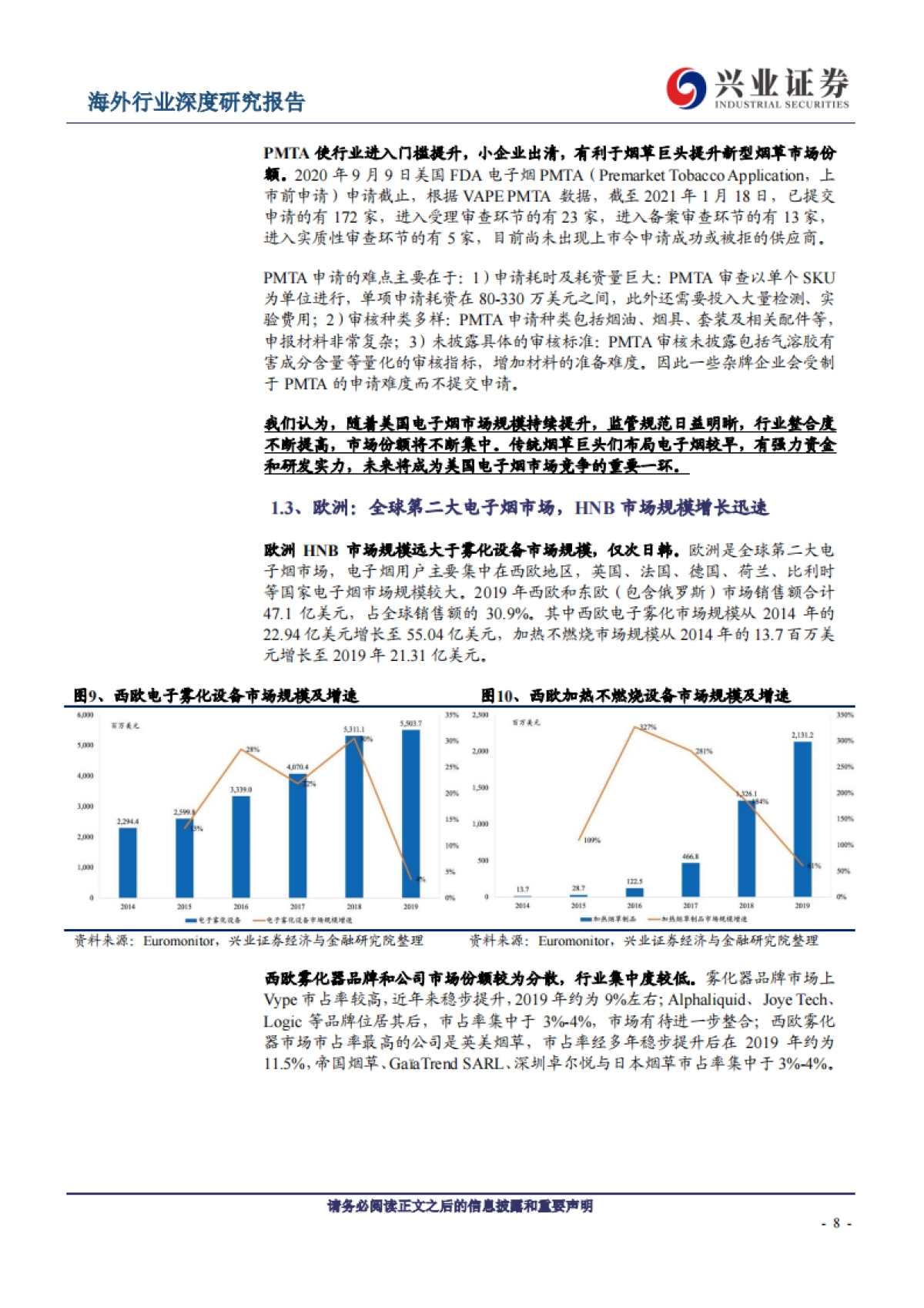 高屋建瓴,烟草巨头纵横全球电子烟市场-兴业证券-41页_第8页