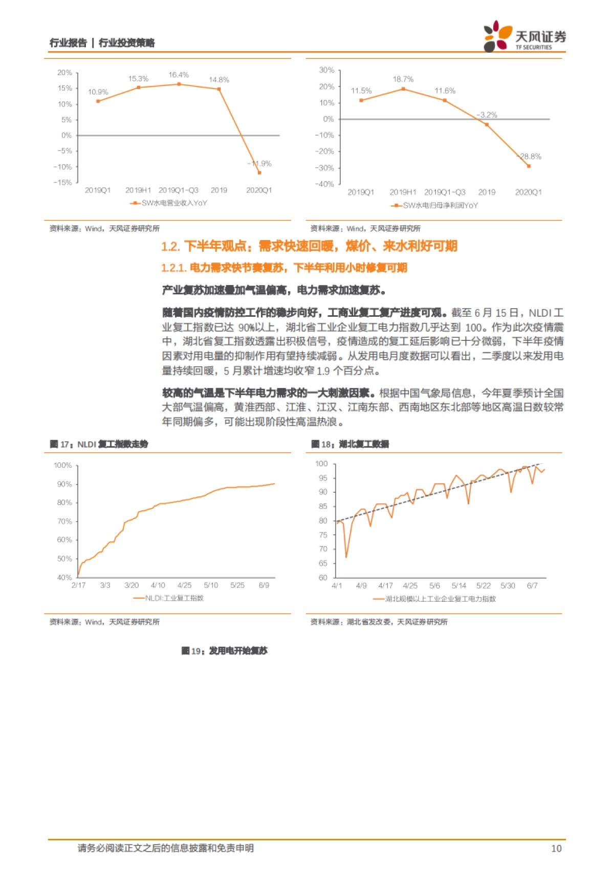 公用环保行业2020年中期投资策略:电力燃气需求拐点已至,环保细分板块机会渐显_第10页