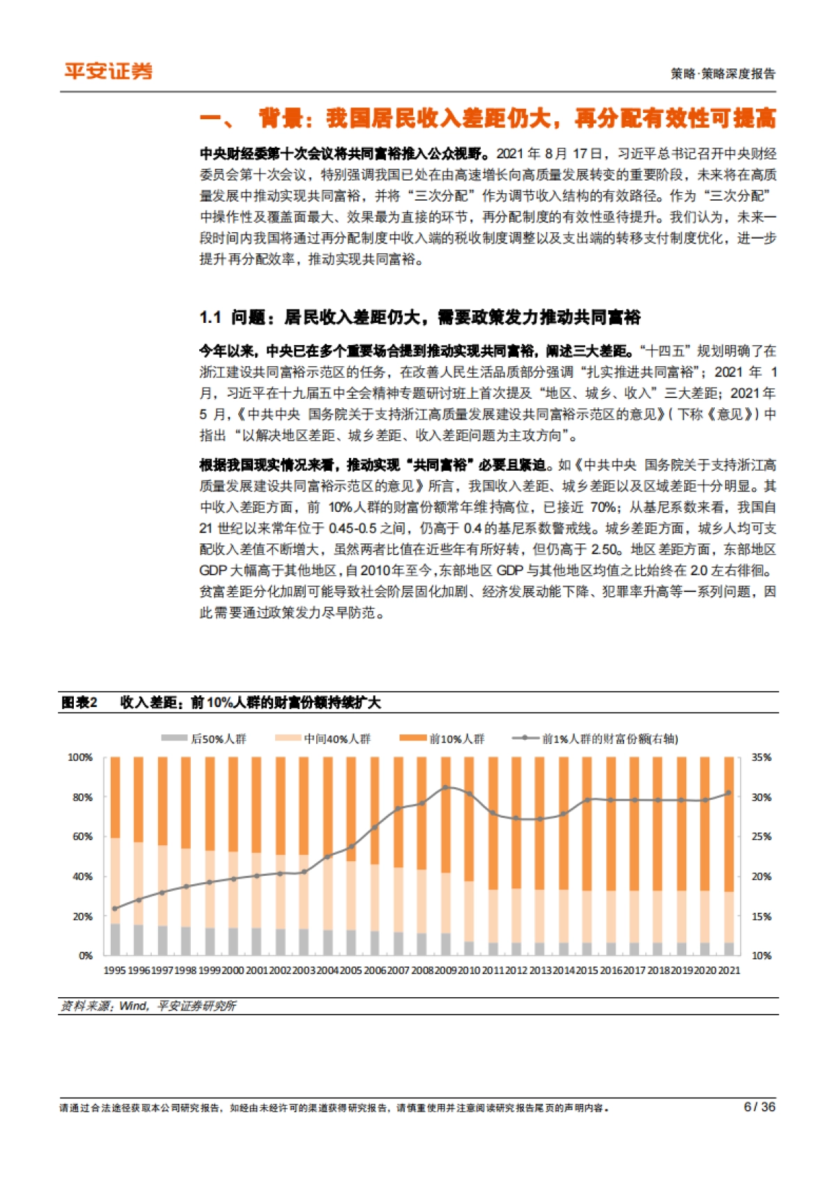 共同富裕系列（五）：收入差距篇，探讨再分配制度改革驱动的产业景气变化-平安证券-36页_第6页