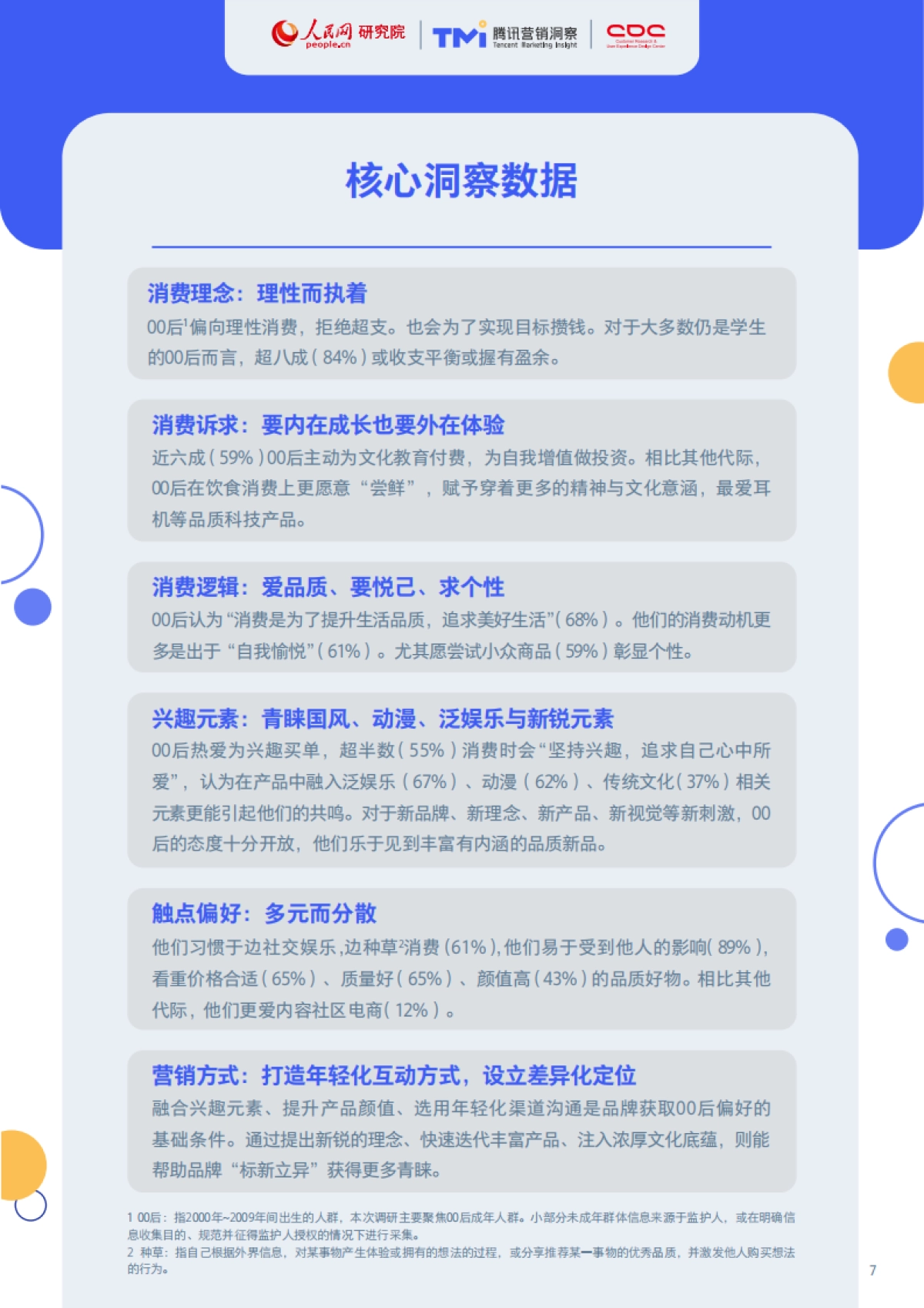 00后生活方式洞察报告2021-人民网&腾讯营销洞察&腾讯CDC-37页_第7页