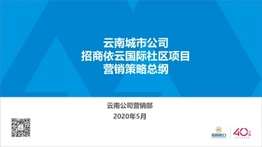 2020招商-依云国际社区营销策略报告