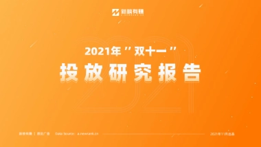 2021年“双十一”投放研究报告 -新榜有赚-27页